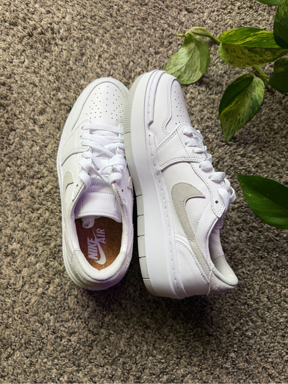 Nike Women’s white Air Jordan sneakers
